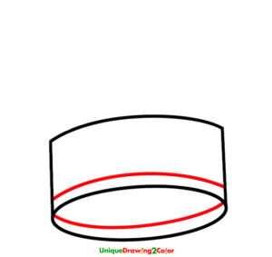 How to Draw a Chef Hat (Step 3)