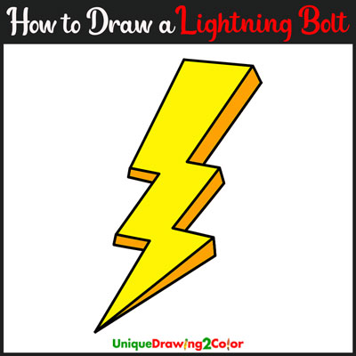 How to Draw a Lightning Bolt: Step by Step Instructions with Pictures