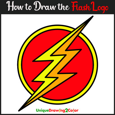 How to Draw the Flash Logo