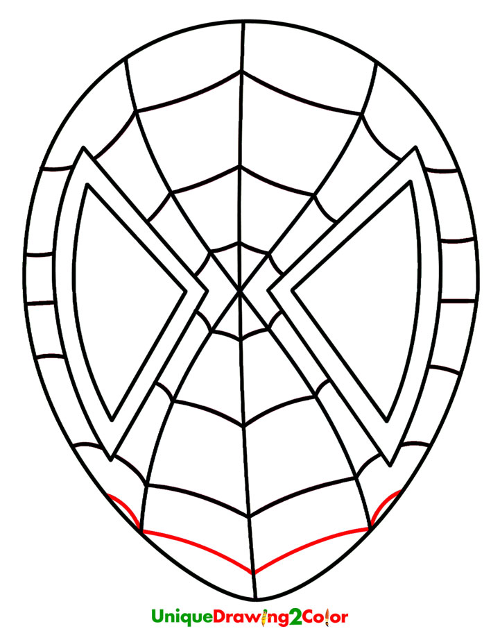 How to Draw Spiderman Face in 12 Step (with Video Tutorial)