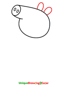 How to Draw Peppa Pig Step-5