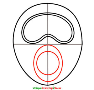 How to Draw a Gas Mask Step 6