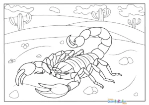 Scorpion Coloring Pages