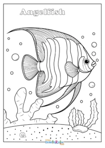 Angelfish Coloring Pages