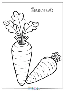 Carrot Coloring Pages