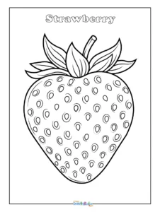 Strawberry Coloring Pages